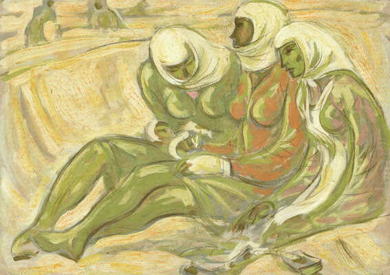 Бузулуков Сергей Александрович. На уборке хлопка